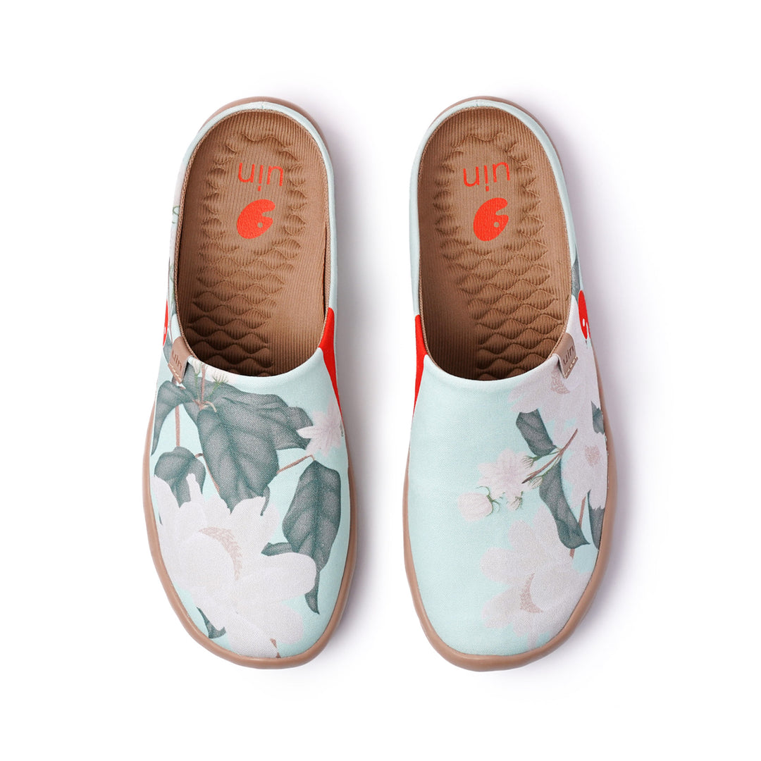 Minty Peony Malaga Slipper Women
