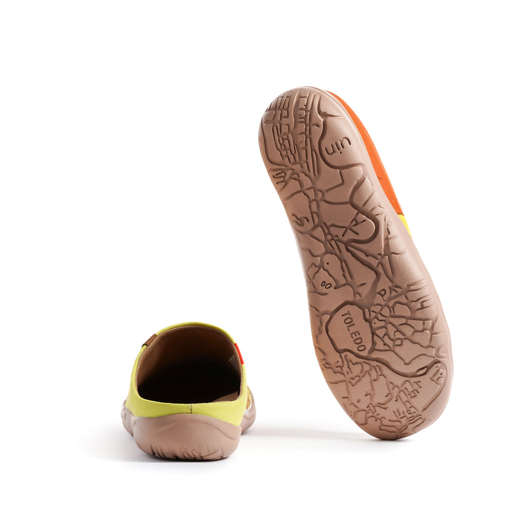 Van Gogh Sunflowers V1 Malaga Slipper Women