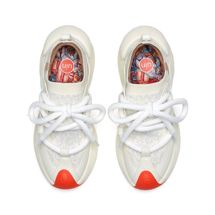 UIN Footwear Women Bright White Bilbao A2 Women Canvas loafers