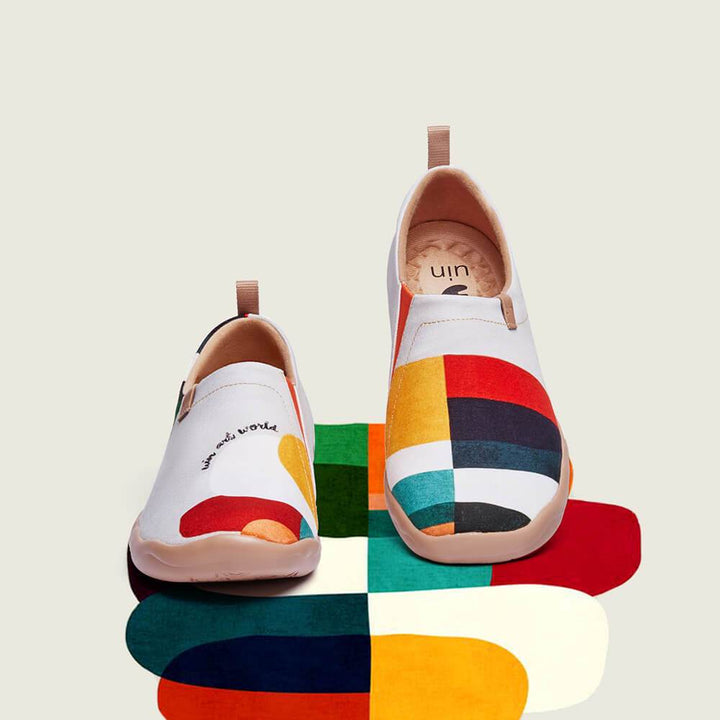 UIN Footwear Women Hold that Color Canvas loafers