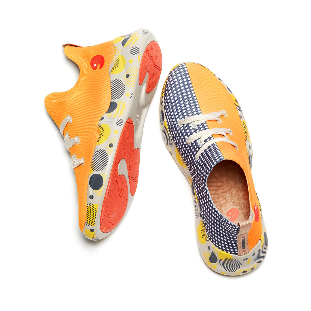 Grey &amp; Yellow Mijas Women