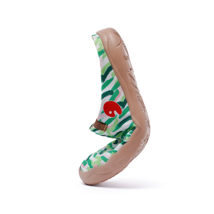 Van Gogh Wheatfield with Cypresses V2 Malaga Slipper Women