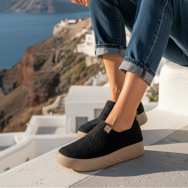 UIN Footwear Women Pure Black Toledo IX Women Canvas loafers