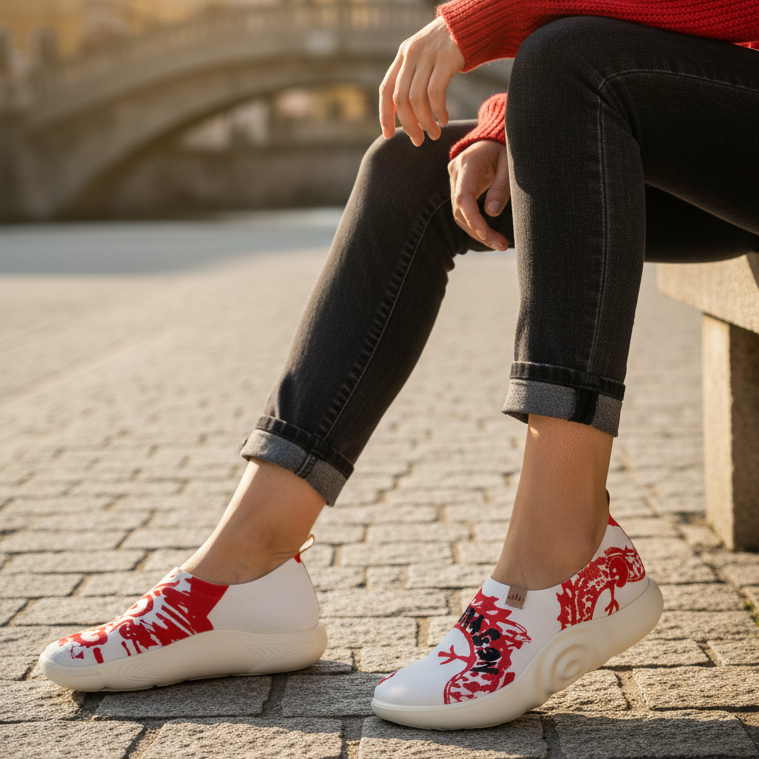 UIN Footwear Women Good Fortune Rolling Toledo X Women Canvas loafers