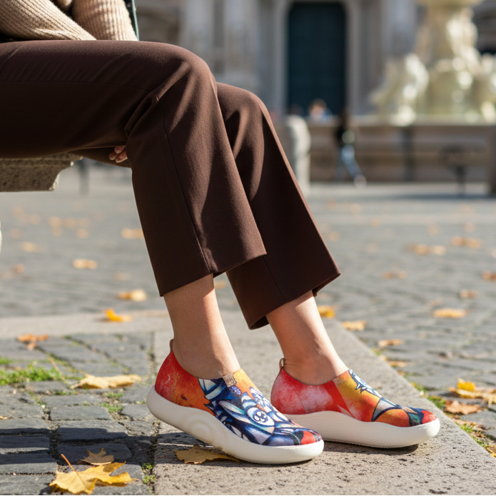 UIN Footwear Women Paris Gala Toledo X Women Canvas loafers