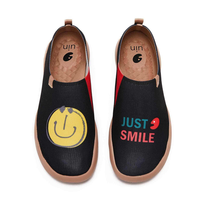 Smiley Black Knitted Men Men UIN
