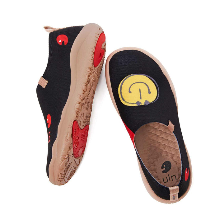Smiley Black Knitted Men Men UIN
