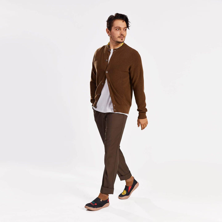 Smiley Black Knitted Men Men UIN