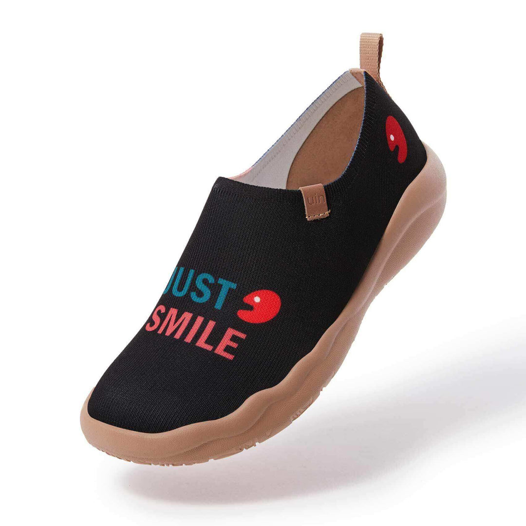 Smiley Black Knitted Men Men UIN