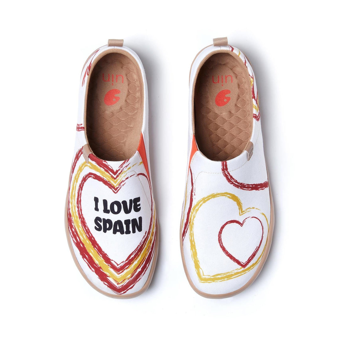 UIN Footwear Women I Love Spain Toledo I Women Canvas loafers