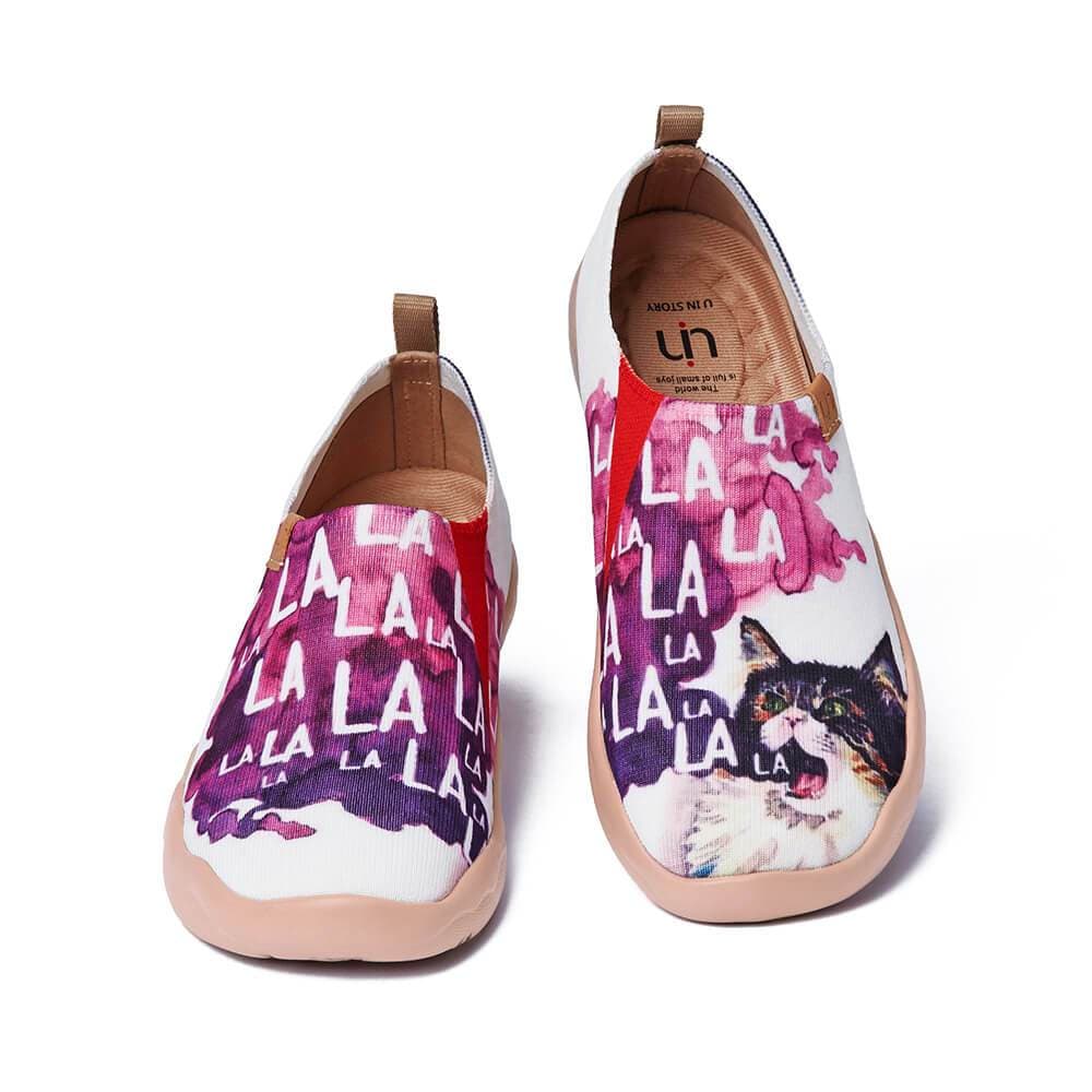 UIN Footwear Women LA LA LA Canvas loafers