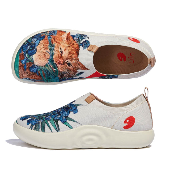 UIN Footwear Women Love Irises' Smell 2 Toledo X Women Canvas loafers