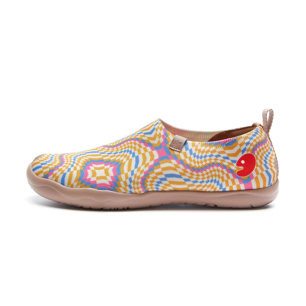 UIN Footwear Women Pop Art Ripple Toledo I Women Canvas loafers