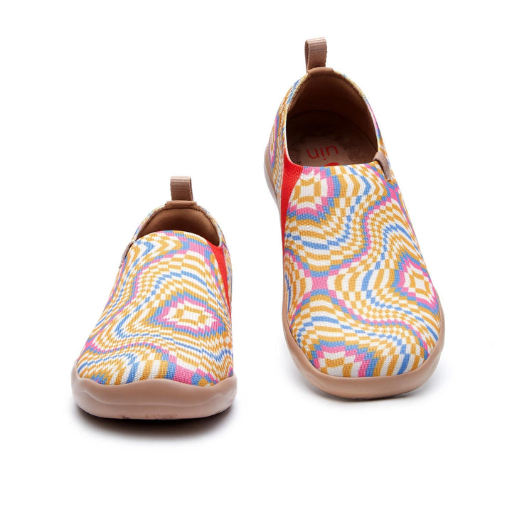 UIN Footwear Women Pop Art Ripple Toledo I Women Canvas loafers