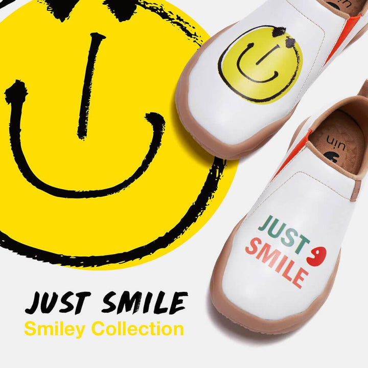 UIN Footwear Women Smiley Microfiber Leather Women Canvas loafers