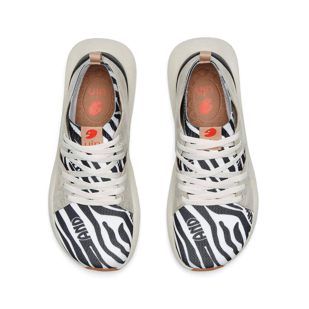 UIN Footwear Women Zebra Jungle Rock Layer A3 Women Canvas loafers