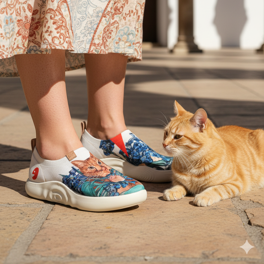 UIN Footwear Women Love Irises' Smell 2 Toledo X Women Canvas loafers