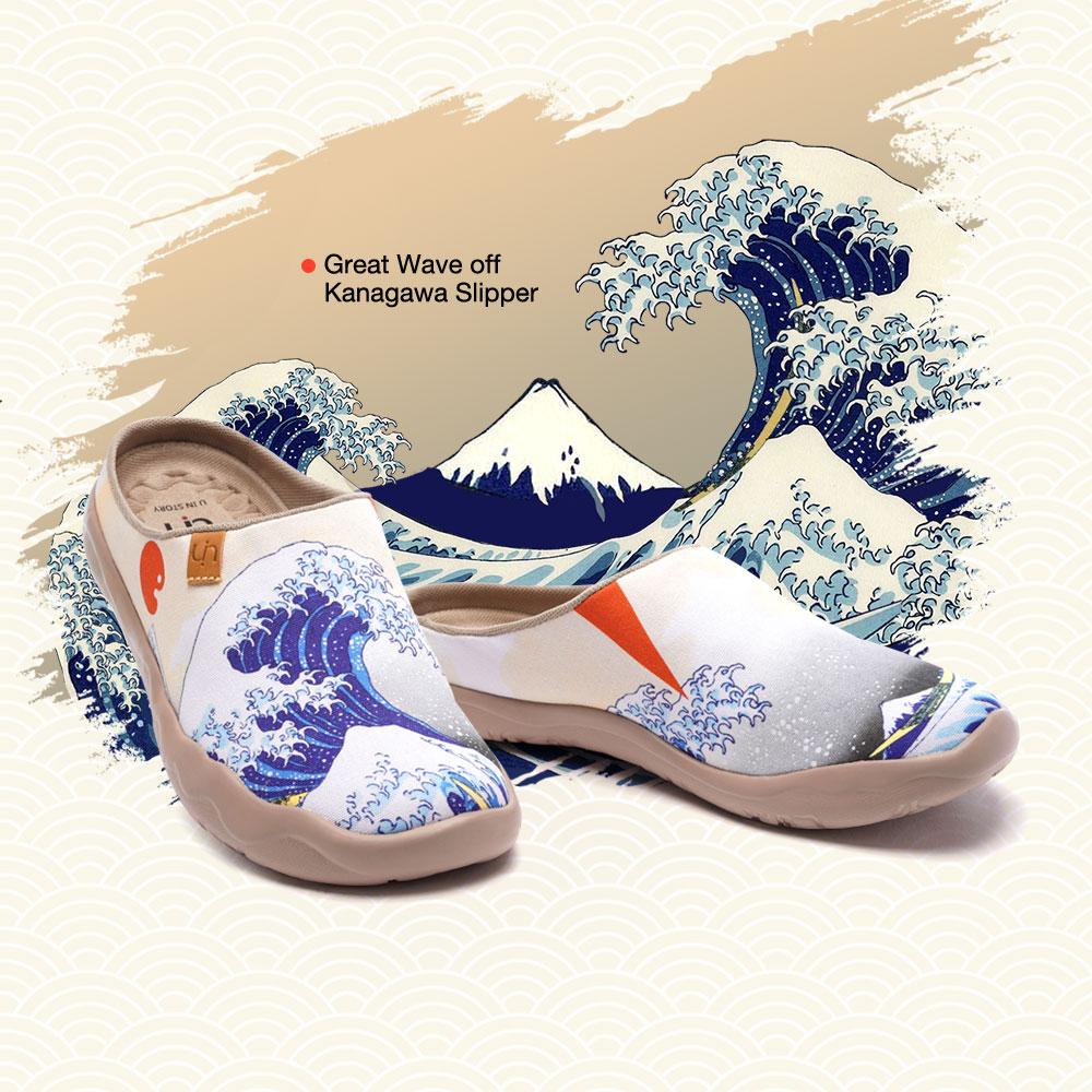 Great Wave off Kanagawa Slipper Women