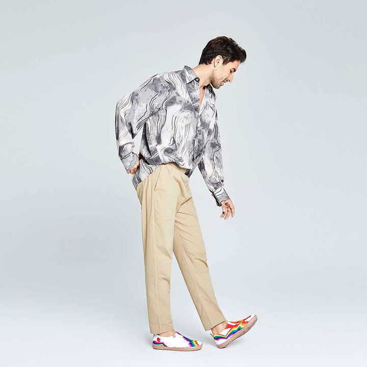 Rainbow Love Man White