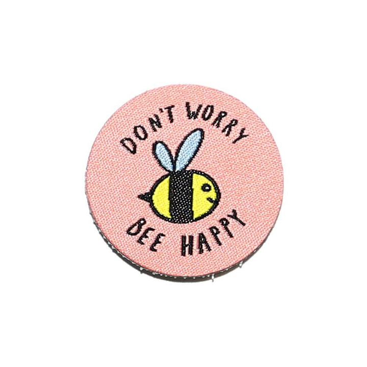 UIN Footwear DIY Stickers Bee Happy Sticker Canvas loafers