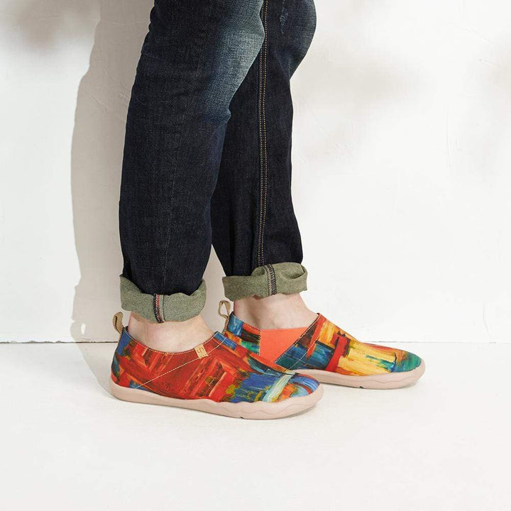 UIN Footwear Men Color Zone Canvas loafers