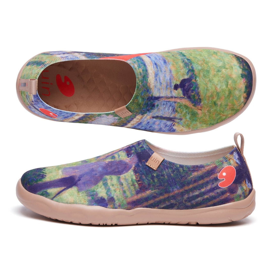 UIN Footwear Men Georges Seurat Study for 'La Grande Jatte Men Canvas loafers