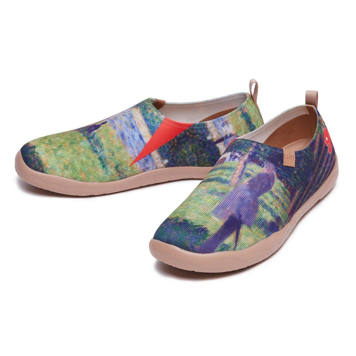 UIN Footwear Men Georges Seurat Study for 'La Grande Jatte Men Canvas loafers