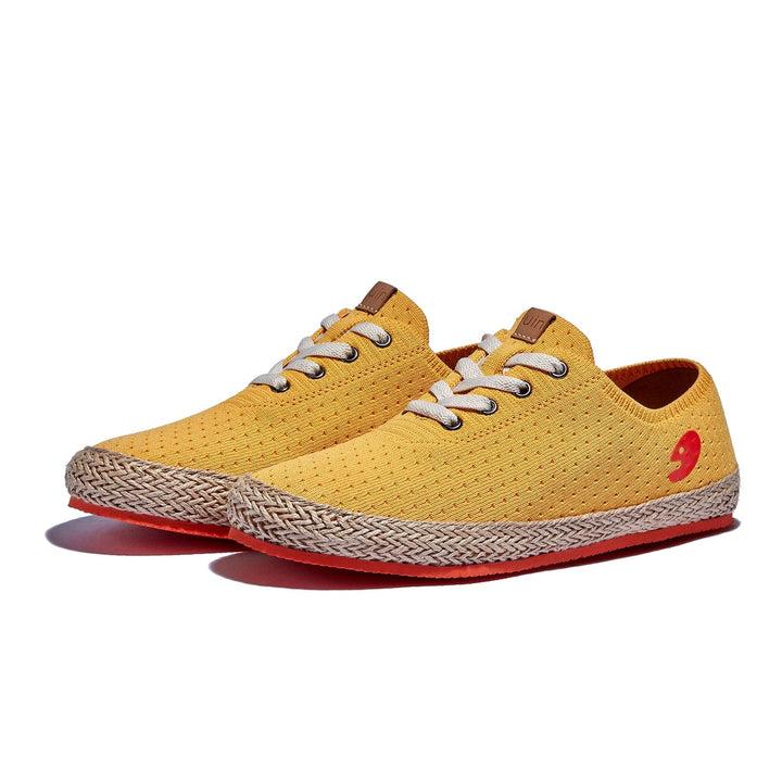 UIN Footwear Women Amber Yellow Formentera I Women Canvas loafers