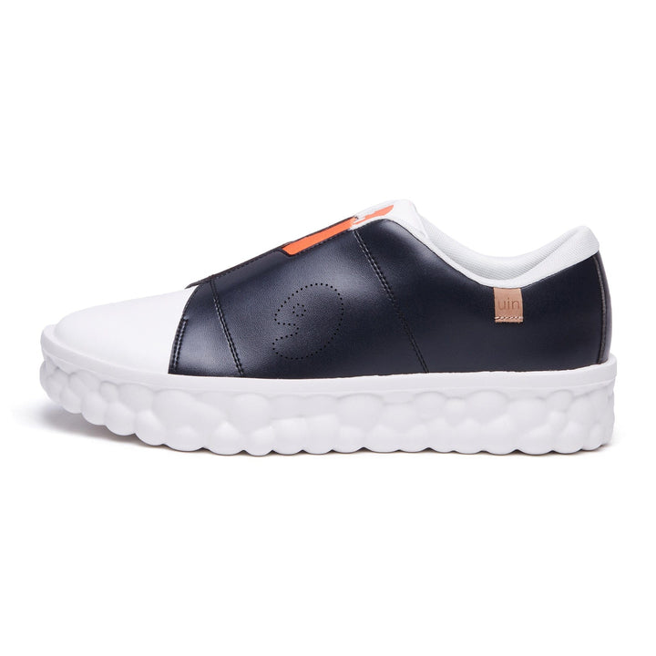 UIN Footwear Women Black & White Las Ramblas I Women Canvas loafers