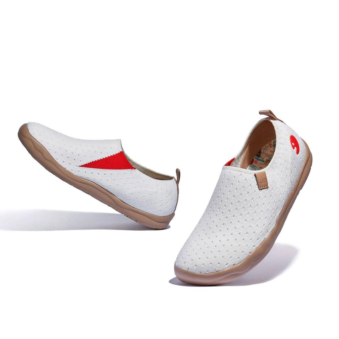 UIN Footwear Women Bright White Toledo I Women Canvas loafers