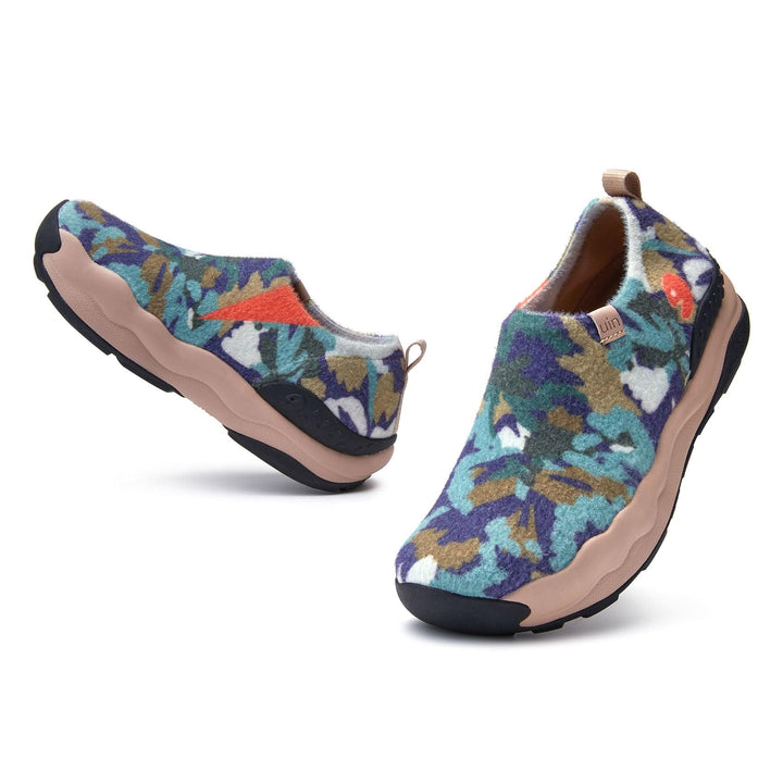 UIN Footwear Women Camouflage Flowers Toledo XI Women Canvas loafers