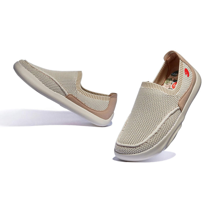 UIN Footwear Women Cappuccino Mojacar I Women Canvas loafers