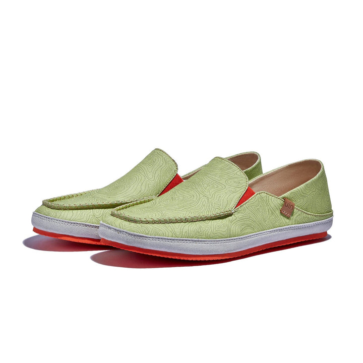 UIN Footwear Women Daiquiri Green Formentera II Women Canvas loafers