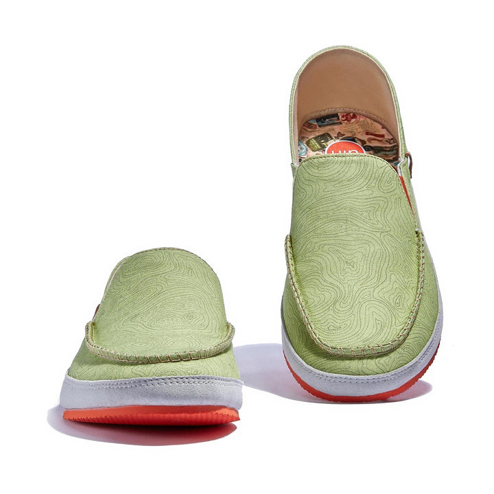 UIN Footwear Women Daiquiri Green Formentera II Women Canvas loafers