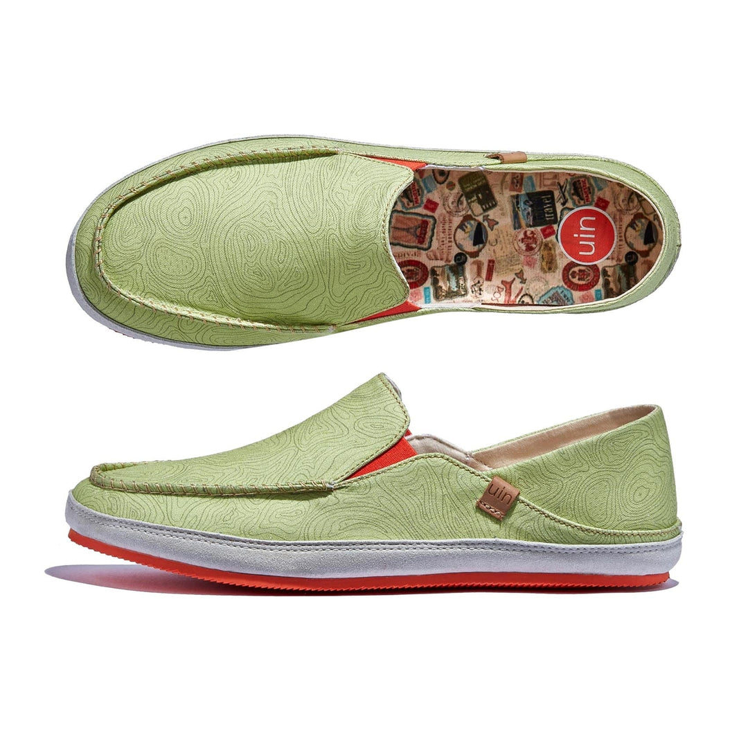 UIN Footwear Women Daiquiri Green Formentera II Women Canvas loafers