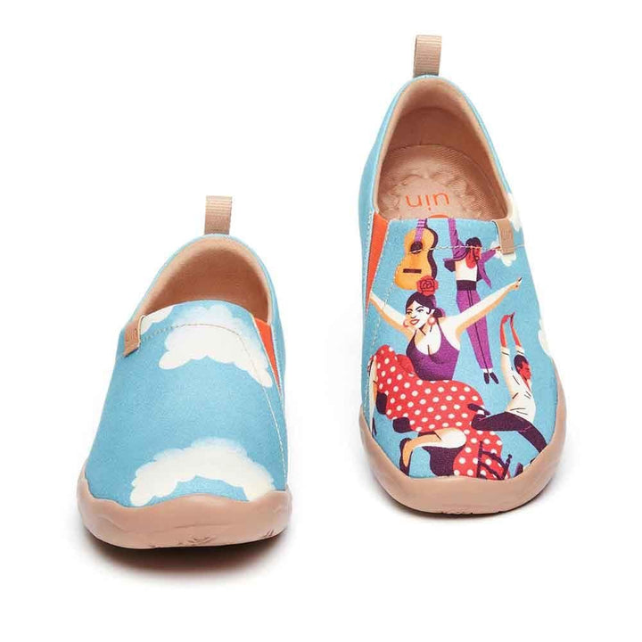 UIN Footwear Women Dance To The Beat Canvas loafers