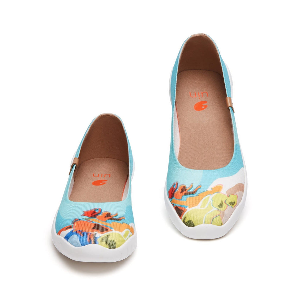 UIN Footwear Women Edgar Degas Ballet Dancers V1 Minorca Women Canvas loafers