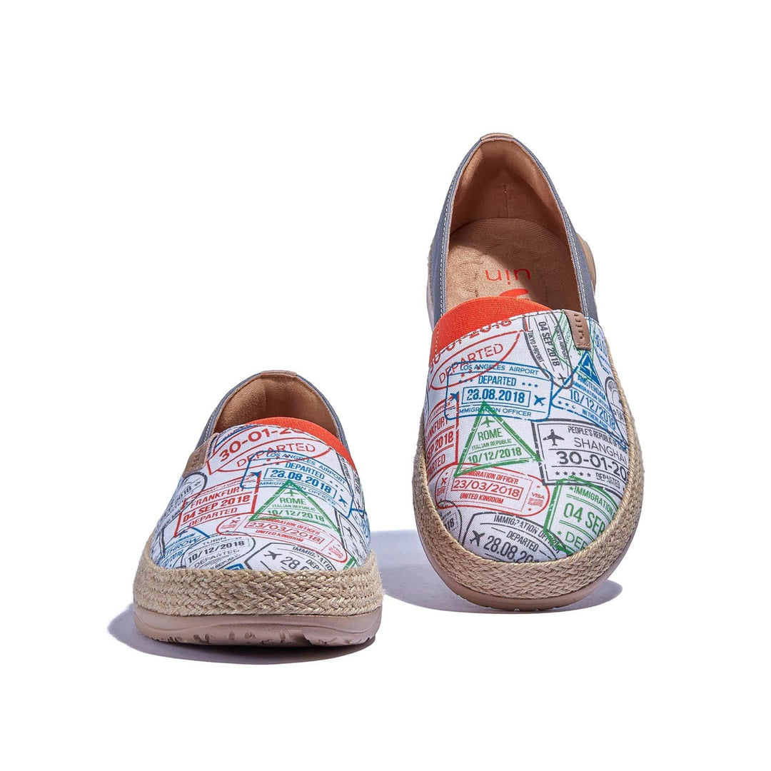 UIN Footwear Women Flight Diary Marbella I Women Canvas loafers