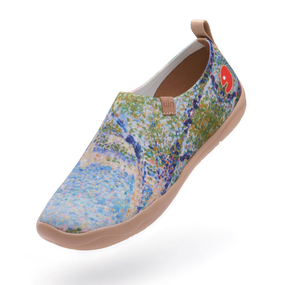 UIN Footwear Women Georges Seurat The Seine seen from La Grande Jatte Women Canvas loafers