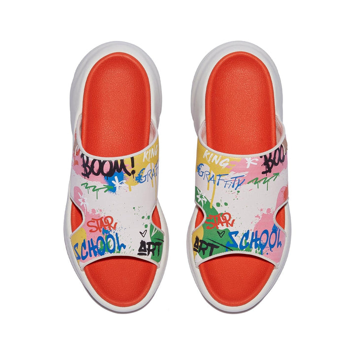 UIN Footwear Women Graffiti Youth Sitges III Women Canvas loafers