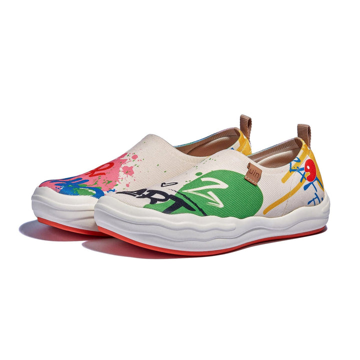 UIN Footwear Women Graffiti Youth Toledo VIII Women Canvas loafers