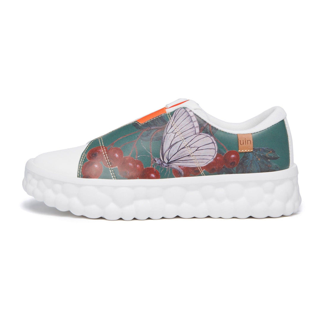 UIN Footwear Women Jan van Kessel the Elder Butterfly and Hawthorn Las Ramblas Women Canvas loafers