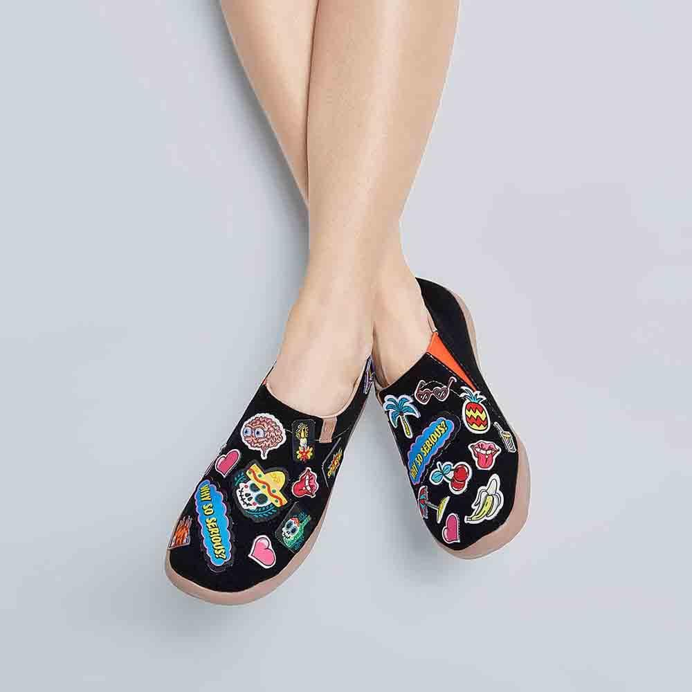 UIN Footwear Women Joyous Adventure Women Canvas loafers