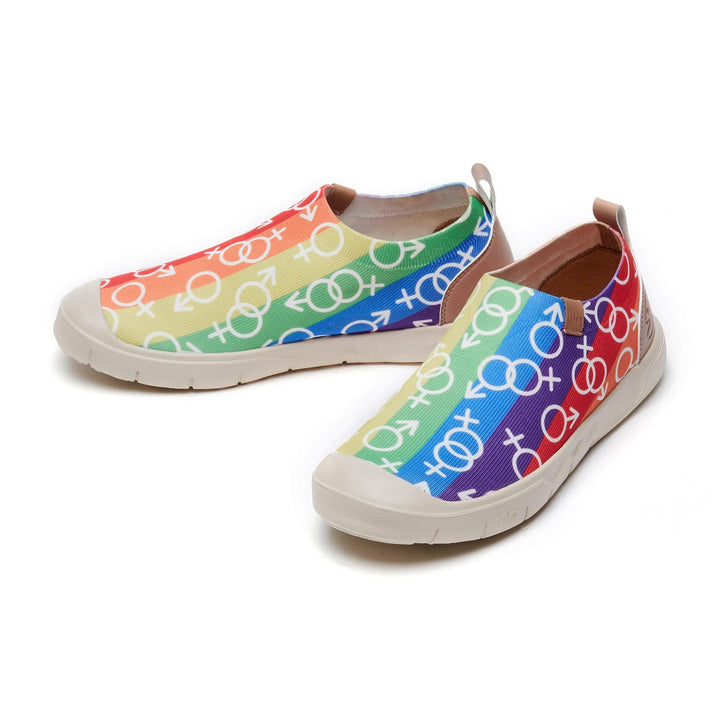 UIN Footwear Women Love is Love II Cadiz II Women Canvas loafers