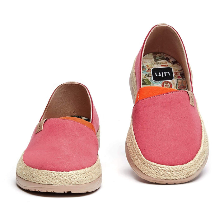 UIN Footwear Women Marbella I Tea Rose Canvas loafers