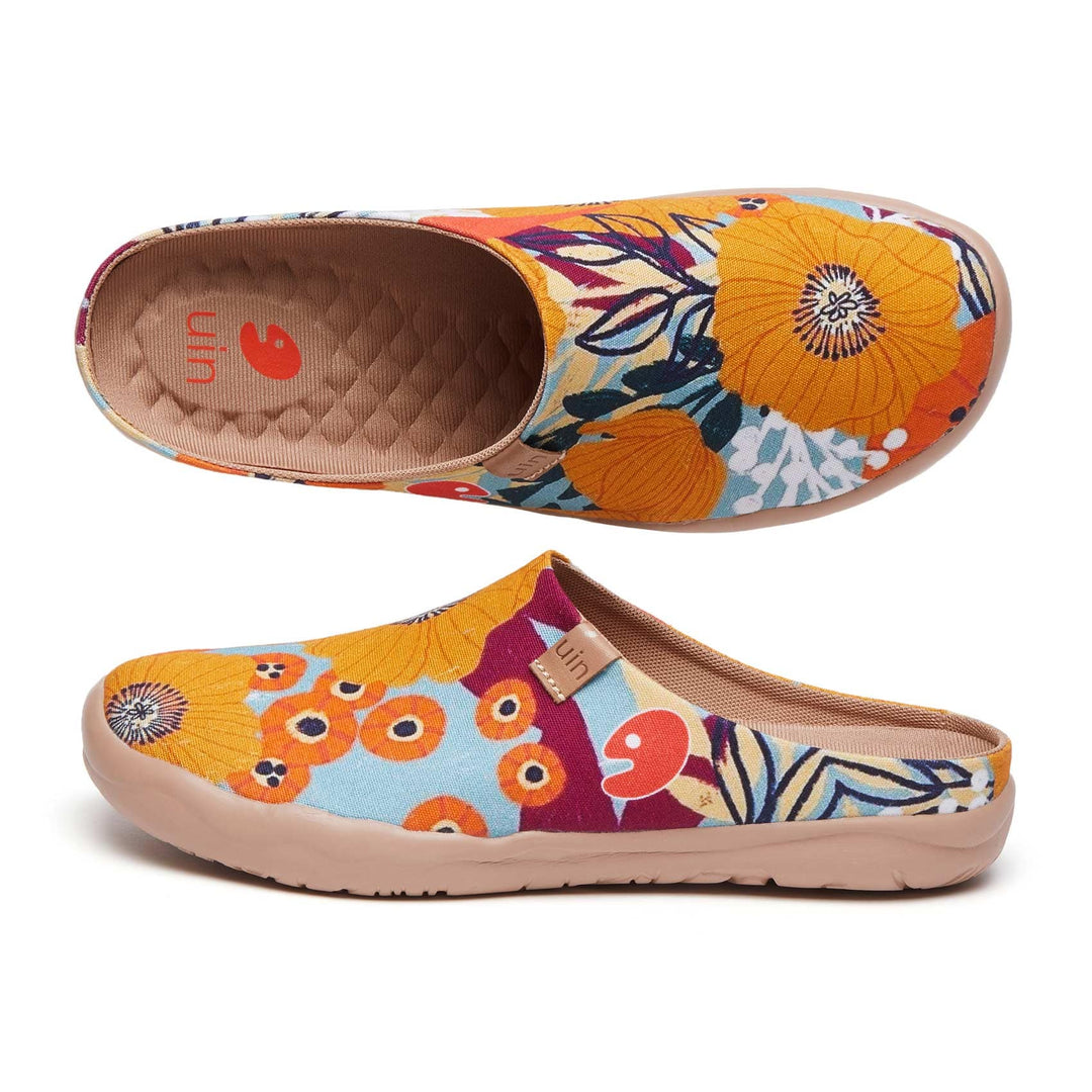 UIN Footwear Women Marigolds Malaga Slipper Canvas loafers