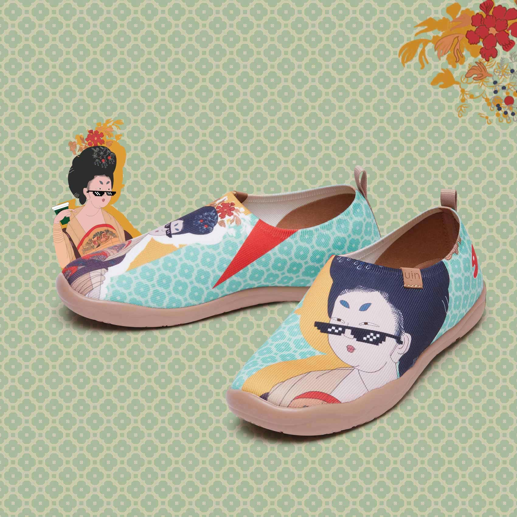 Modern Noble Lady Toledo I Women Art Travel Shoes UIN FOOTWEAR