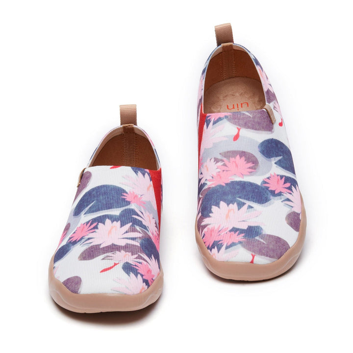 UIN Footwear Women Monet The Water-Lily Pond V1 Women Canvas loafers