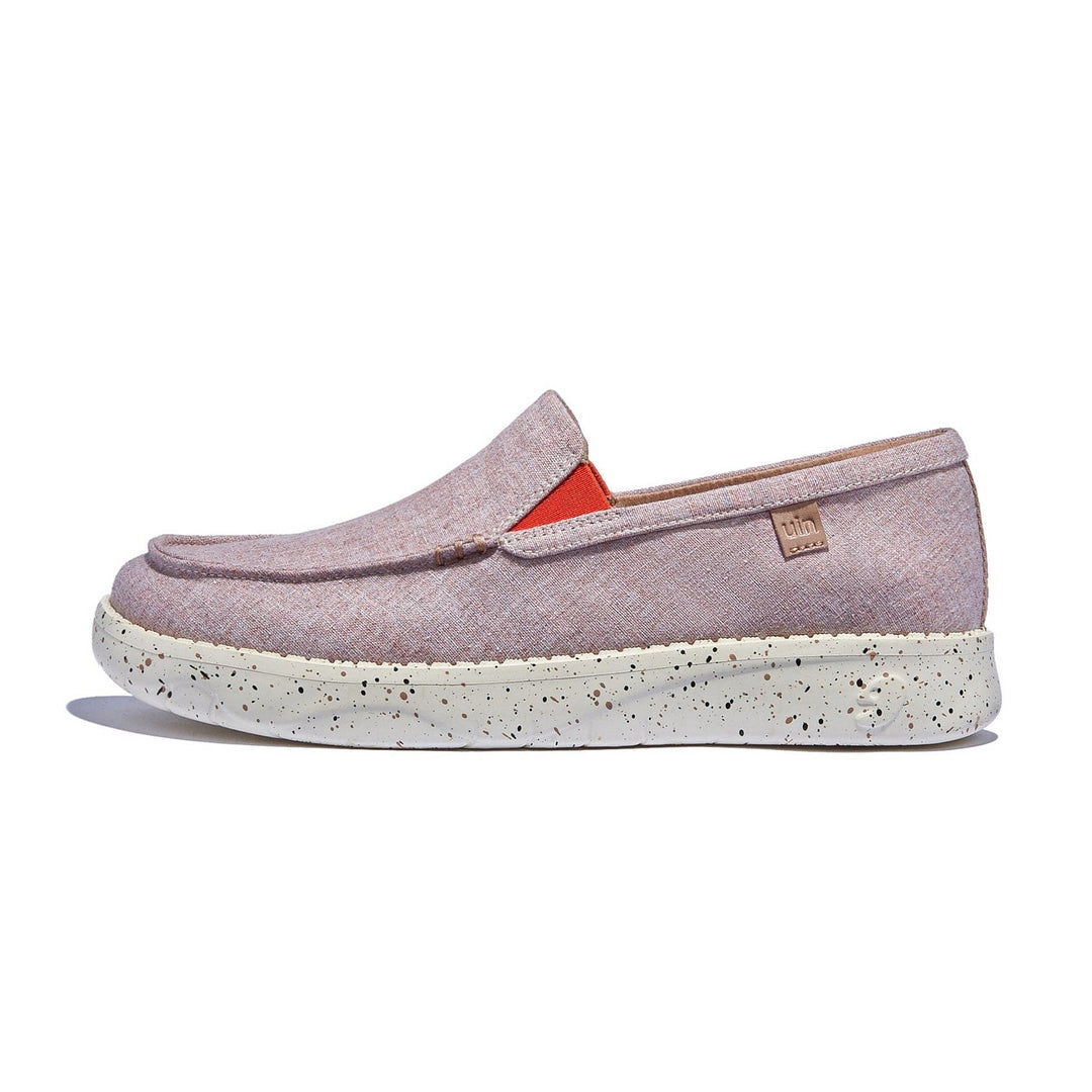 UIN Footwear Women Pale Pink Tarragona III Women Canvas loafers