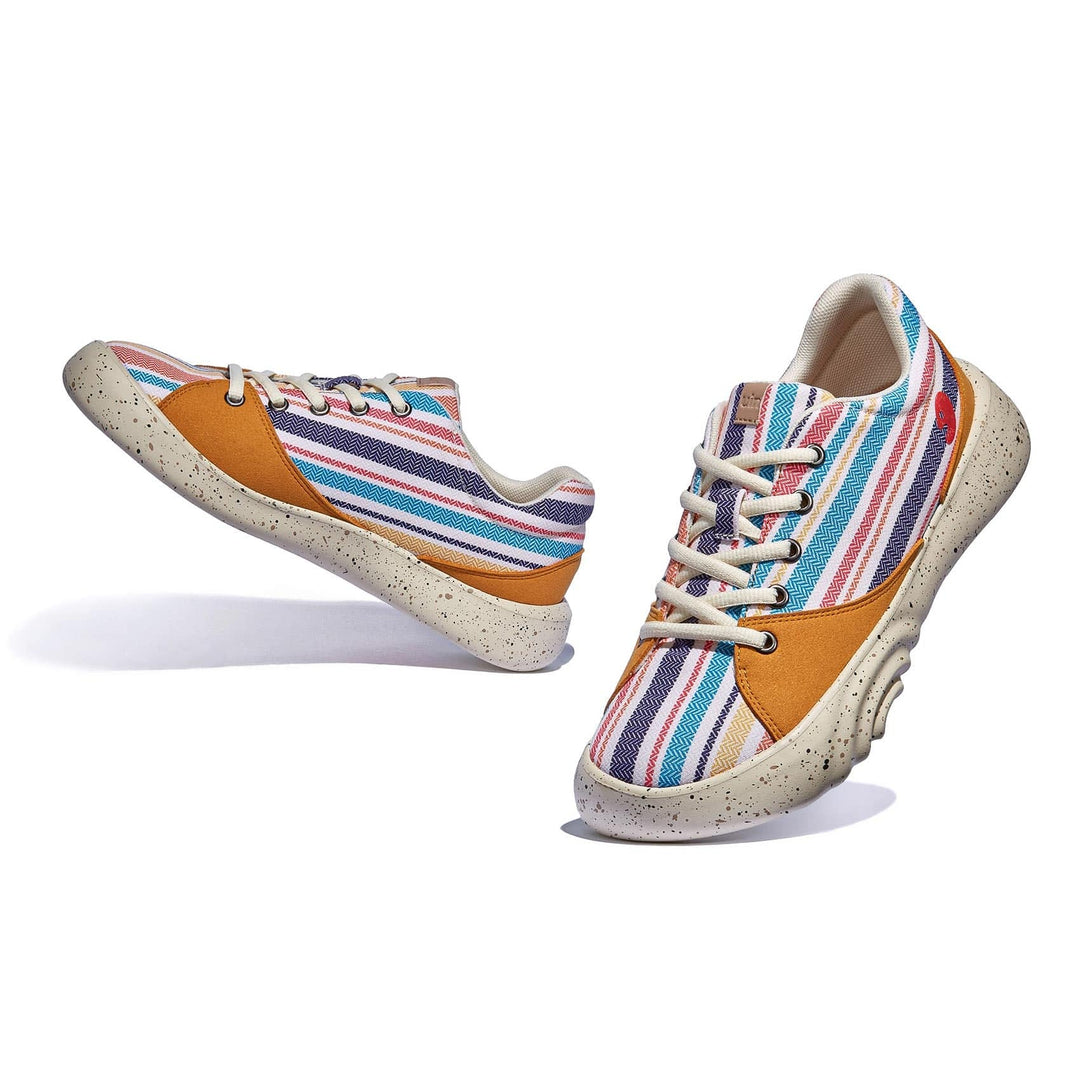 UIN Footwear Women Rainbow Reflection Denia I Women Canvas loafers